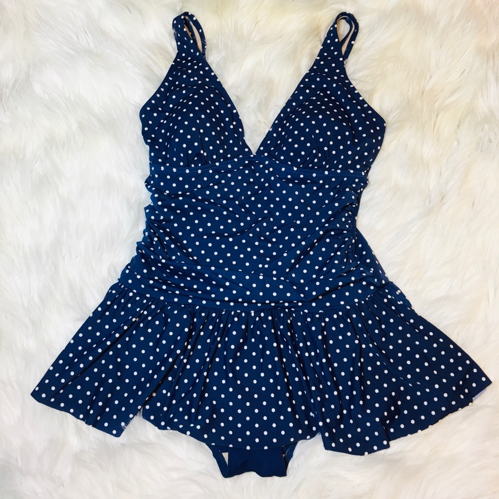 Jacqueline Smith Polka Dot One Piece suit 12